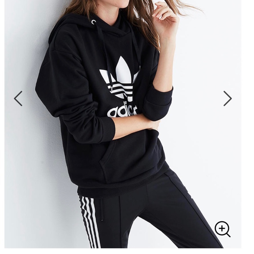 black adidas sweater